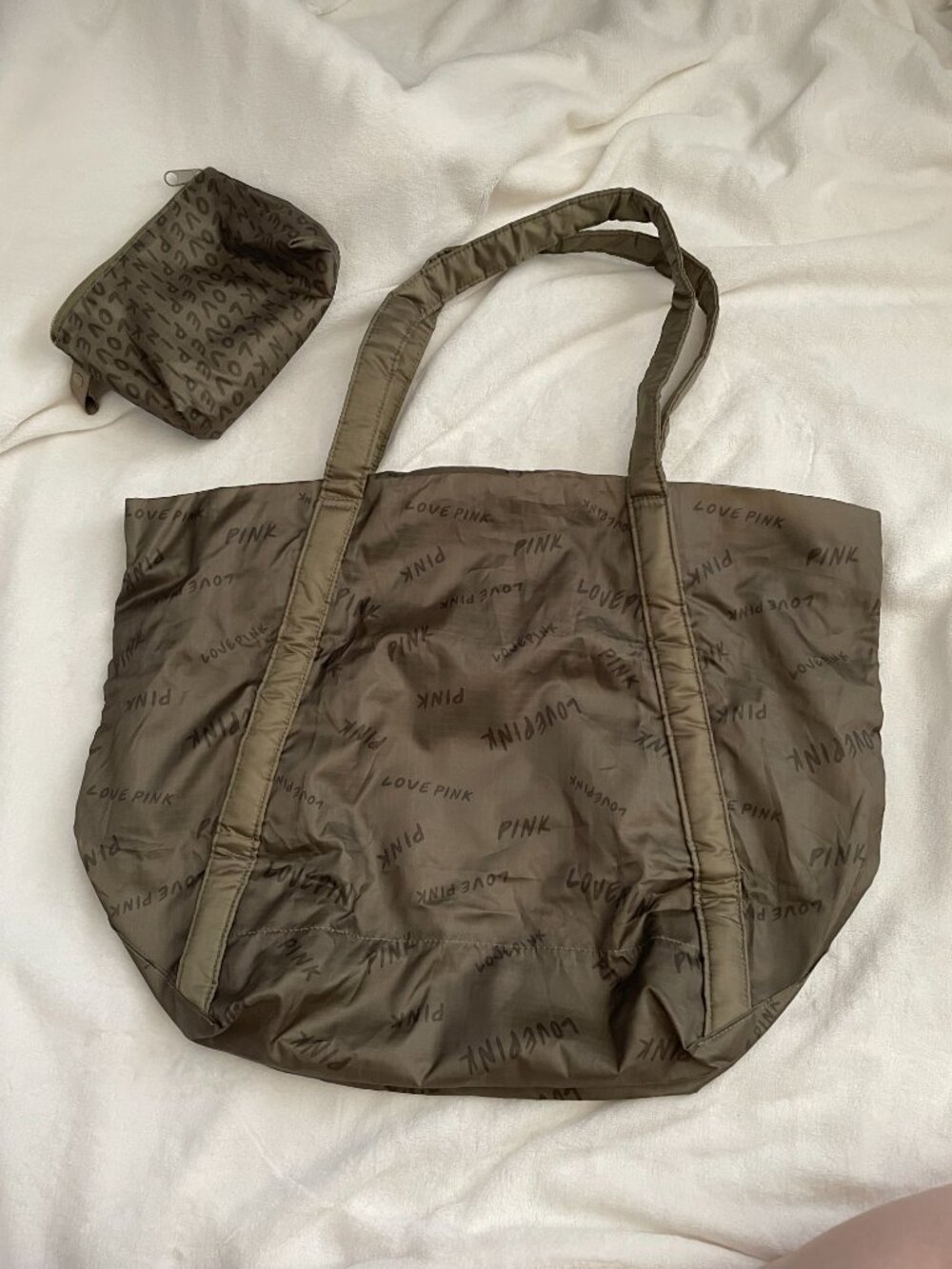 VS Pink Packable Weekender Bag